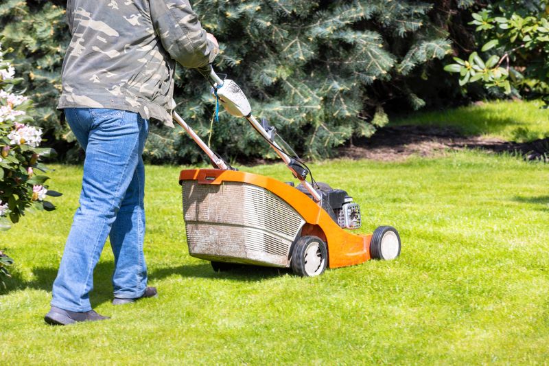 spade mowing